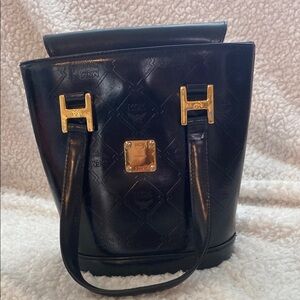 MCM mini bucket bag